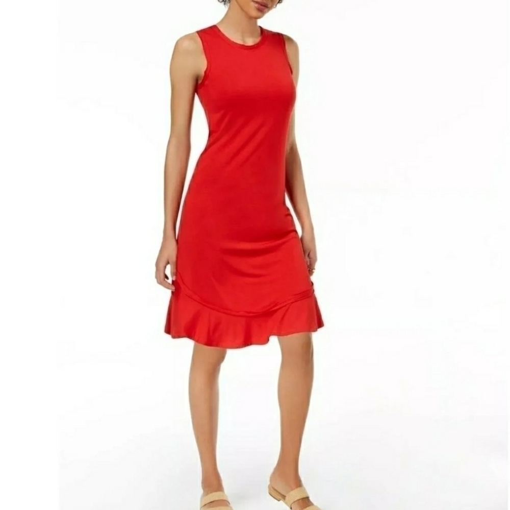 MAISON Jules Firespin‎ Sleeveless Dress Red